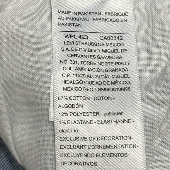 Signature by Levi Strauss Heritage Boyfriend Distressed Patch Denim Jeans 4 W27 - Picture 12 of 15